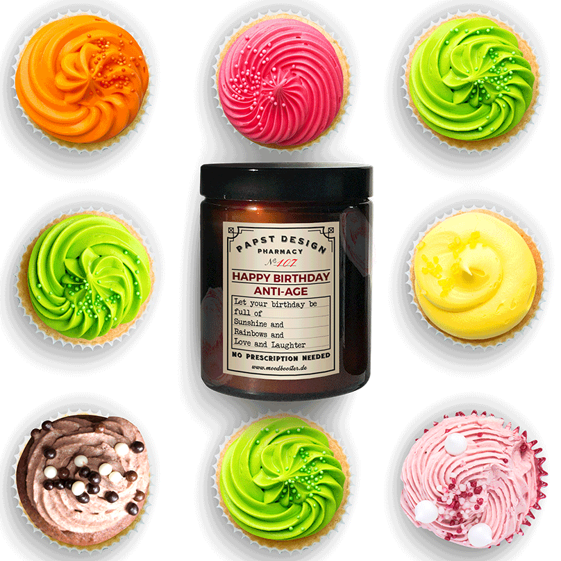 cupcake,happy birthday,geburstag,geschenk,present,gift,birthday gift,anti-age,anti-aging,cupcake,birthday cake,kuchen,love,happy,scented candles,duftkerzen,bougie parfumée,geburstagskerzen,moodbooster,moodbooster candles,Kerzen mit gute Laune,soy candles,vegan,handmade,natural,sojawachs