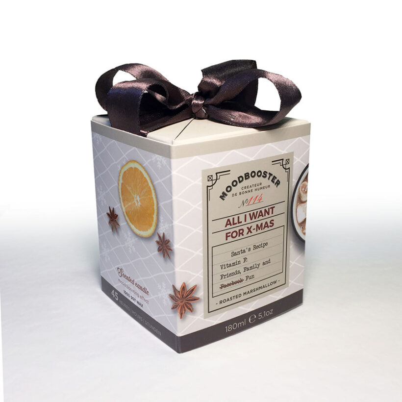 lustige sprüche duftkerzen, Duftkerze, All I want for Xmas, Marshmallows, Winterduft, Geschenke, Weihnachten, wishlist, Geschenkboxen mit Satinband, Weihnachtsgeschenke